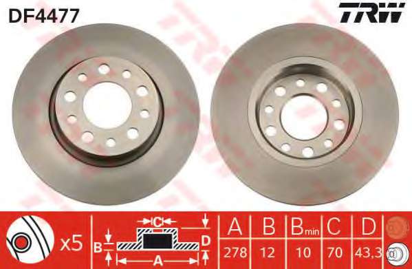 TARCZA HAM. ALFA ROMEO 159 TYL