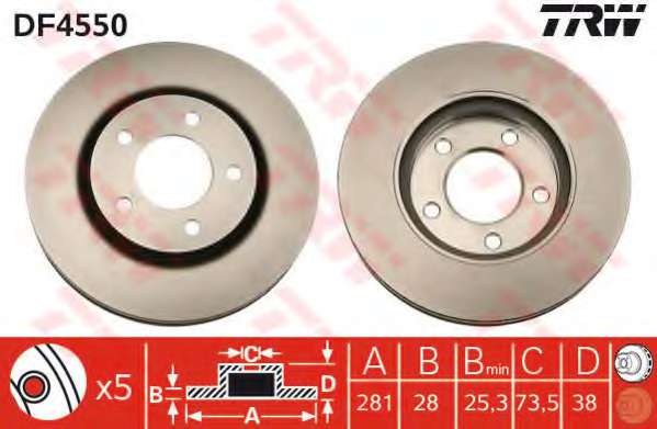 TARCZA HAM. CHRYSLER VOYAGER 00-