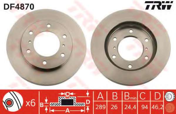 TARCZA HAM. MITSUBISHI PAJERO 00-
