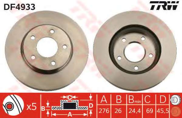 TARCZA HAM. MITSUBISHI LANCER 08-