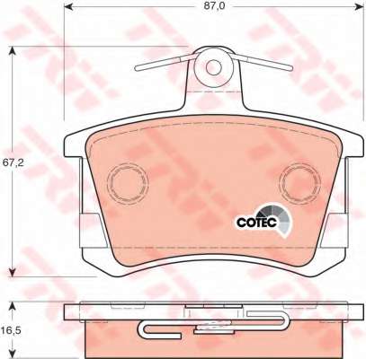 KLOCKI HAM. AUDI 100