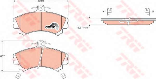 KLOCKI HAM. MITSUBISHI CARISMA