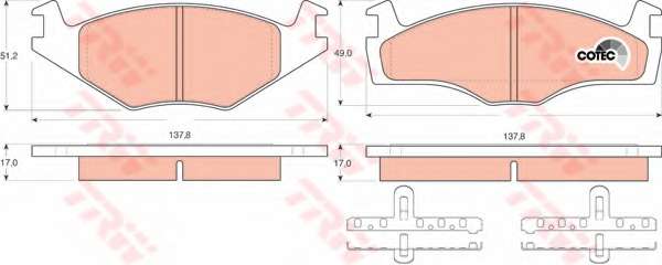 KLOCKI HAM. SEAT CORDOBA