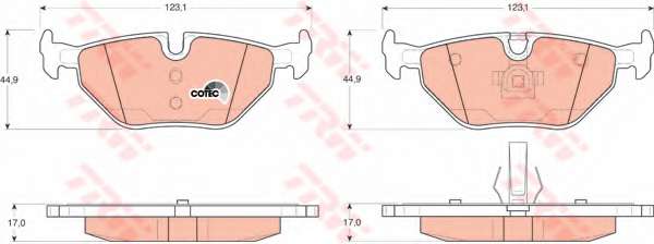 KLOCKI HAM. BMW 3 E46