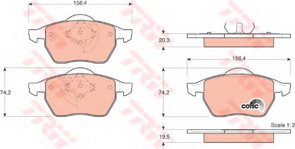 KLOCKI HAM. VW PASSAT