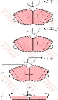 KLOCKI HAM. PEUGEOT 607