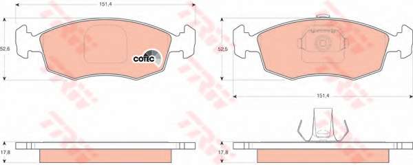 KLOCKI HAM. FIAT DOBLO 01-03