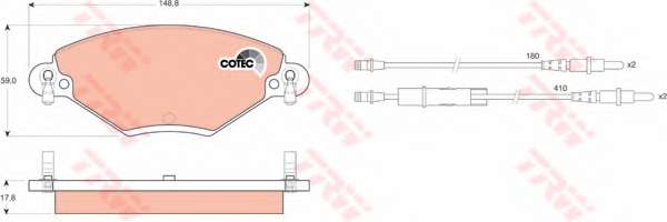 KLOCKI HAM. CITROEN C5