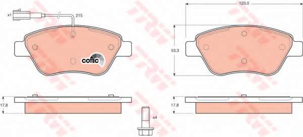 KLOCKI HAM. FIAT ALBEA/STILO/BRAVO 07-