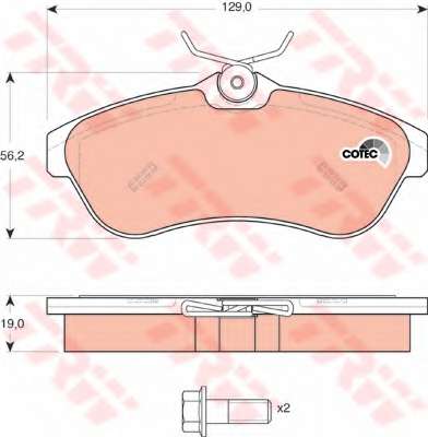 KLOCKI HAM. CITROEN C2