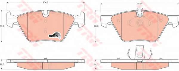 KLOCKI HAM. BMW 3 E90