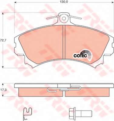 KLOCKI HAM. MITSUBISHI COLT VI
