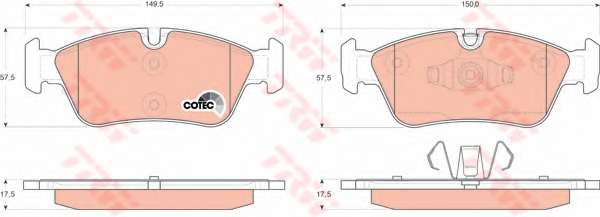 KLOCKI HAM. BMW 1 E87