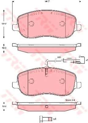 KLOCKI HAM. FIAT CROMA 05-