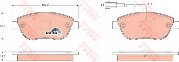 KLOCKI HAM. FIAT GRANDE PUNTO