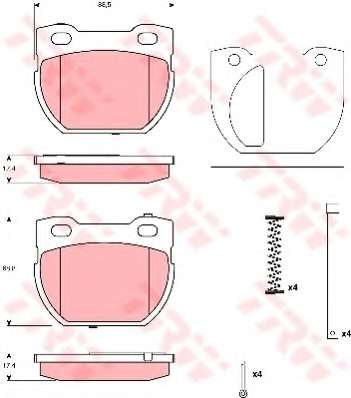 KLOCKI HAM. LAND ROVER DEFENDER 06.98-