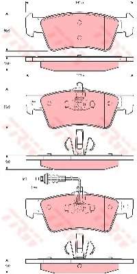 KLOCKI HAM. MULTIVAN T5