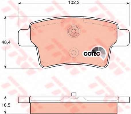 KLOCKI HAM. CITROEN C4