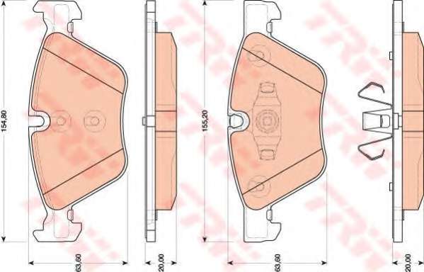 KLOCKI HAM. BMW 3 E90 05-