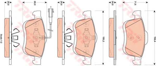 KLOCKI HAM. FIAT DOBLO 05.05-