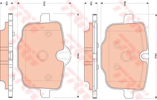 KLOCKI HAM. BMW 5 F10 10-