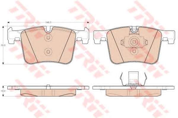 KLOCKI HAM. BMW X3 F35 10-