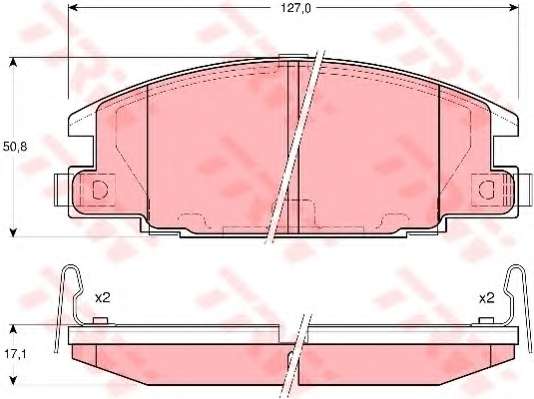 KLOCKI HAM. OPEL CAMPO 96-