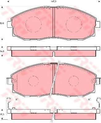 KLOCKI HAM. HYUNDAI H-1