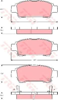 KLOCKI HAM. TOYOTA AVENSIS VERSO