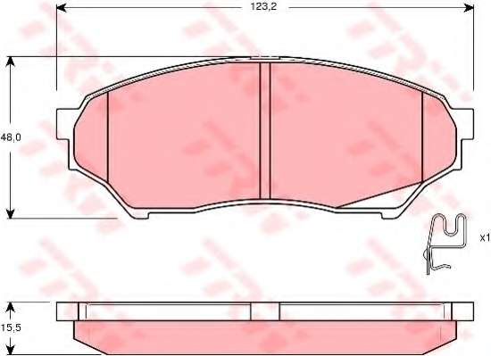 KLOCKI HAM. MITSUBISHI PAJERO PININ 99-
