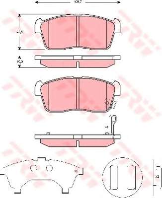 KLOCKI HAM. SUZUKI IGNIS