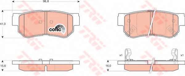 KLOCKI HAM TYL 98.8X41