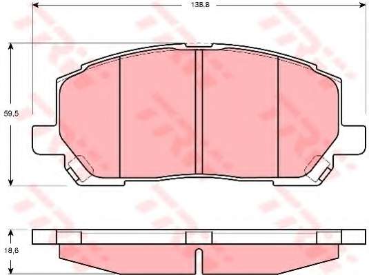 KLOCKI HAM. LEXUS RX300 00-