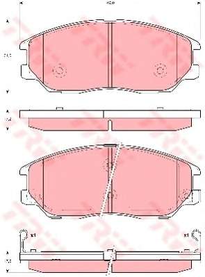 KLOCKI HAM. KIA OPIRUS 03- Z CZUJNIKIEM