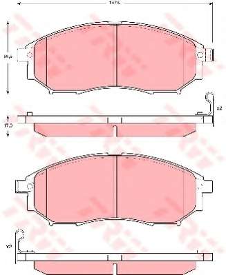 KLOCKI HAM. NISSAN NAVARA 07.05-