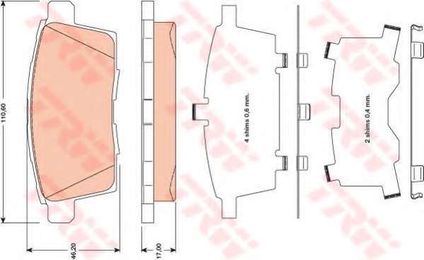 KLOCKI HAM. MAZDA CX7 05.07-