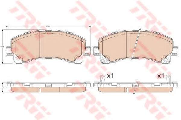 KLOCKI HAM. ISUZU D-MAX 08-