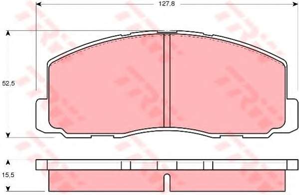 KLOCKI HAM. MITSUBISHI COLT II