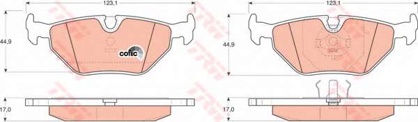 KLOCKI HAM. BMW 3 E30