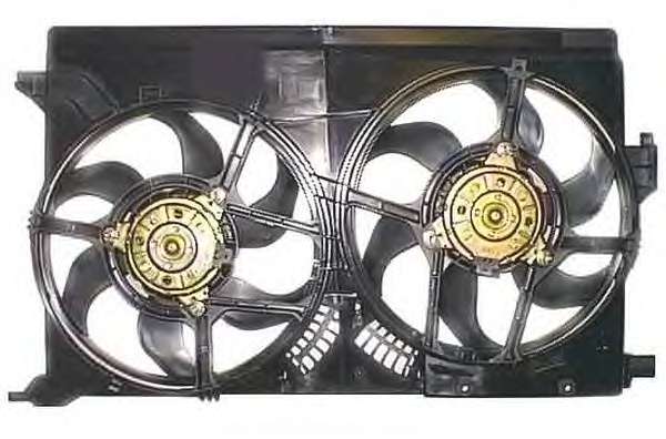 Ventilator chladenia motora