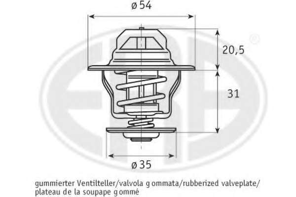 Termostat chladenia