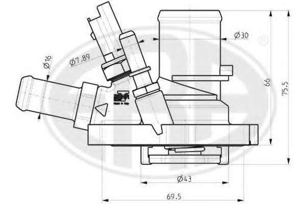 Termostat chladenia