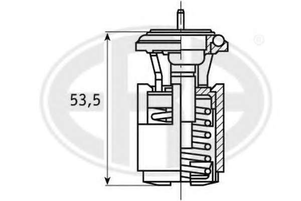 Termostat chladenia