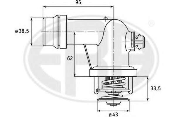 Termostat chladenia