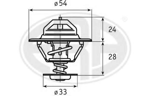 Termostat chladenia