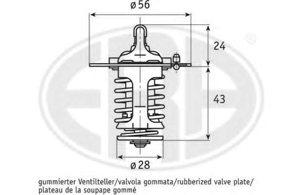 Termostat chladenia