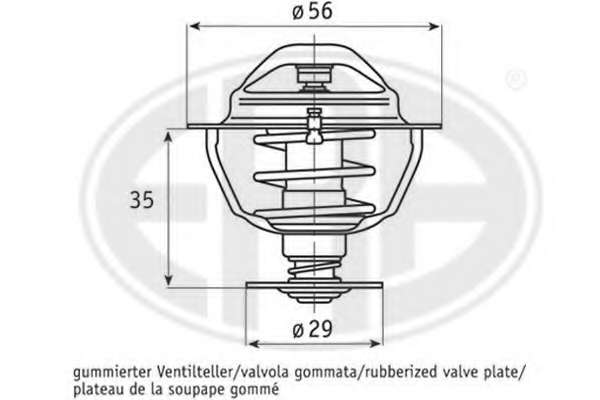 Termostat chladenia