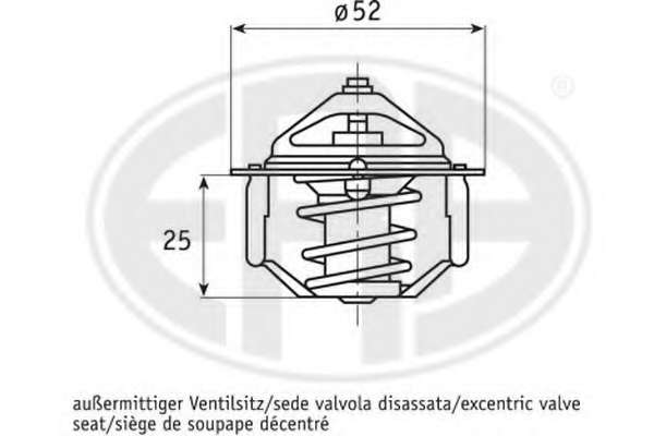 Termostat chladenia