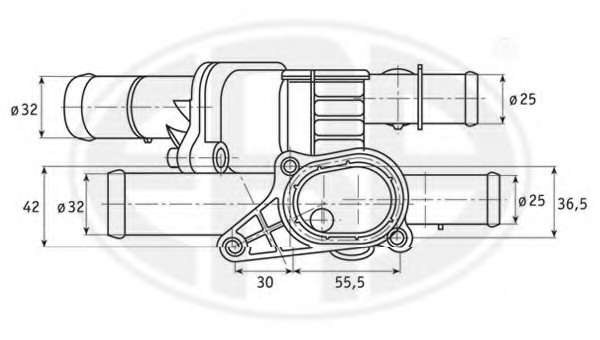 Termostat chladenia