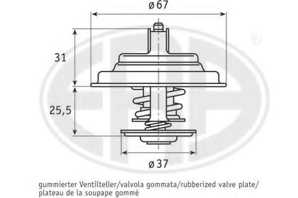 Termostat chladenia